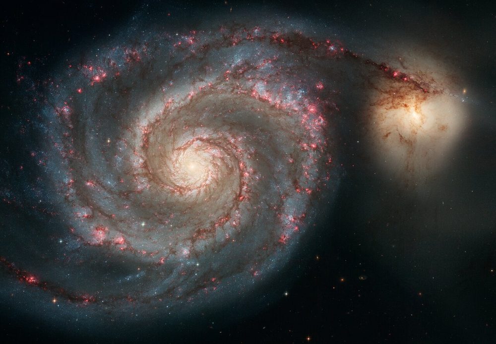 Whirlpool Galaxy: Hubble mosaic, 2005