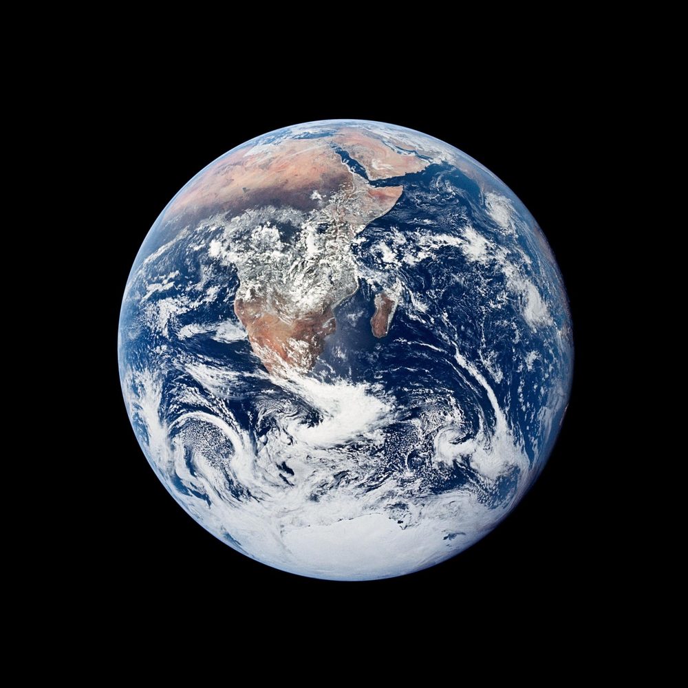 Apollo 17 “Blue Marble”, 7 December 1972