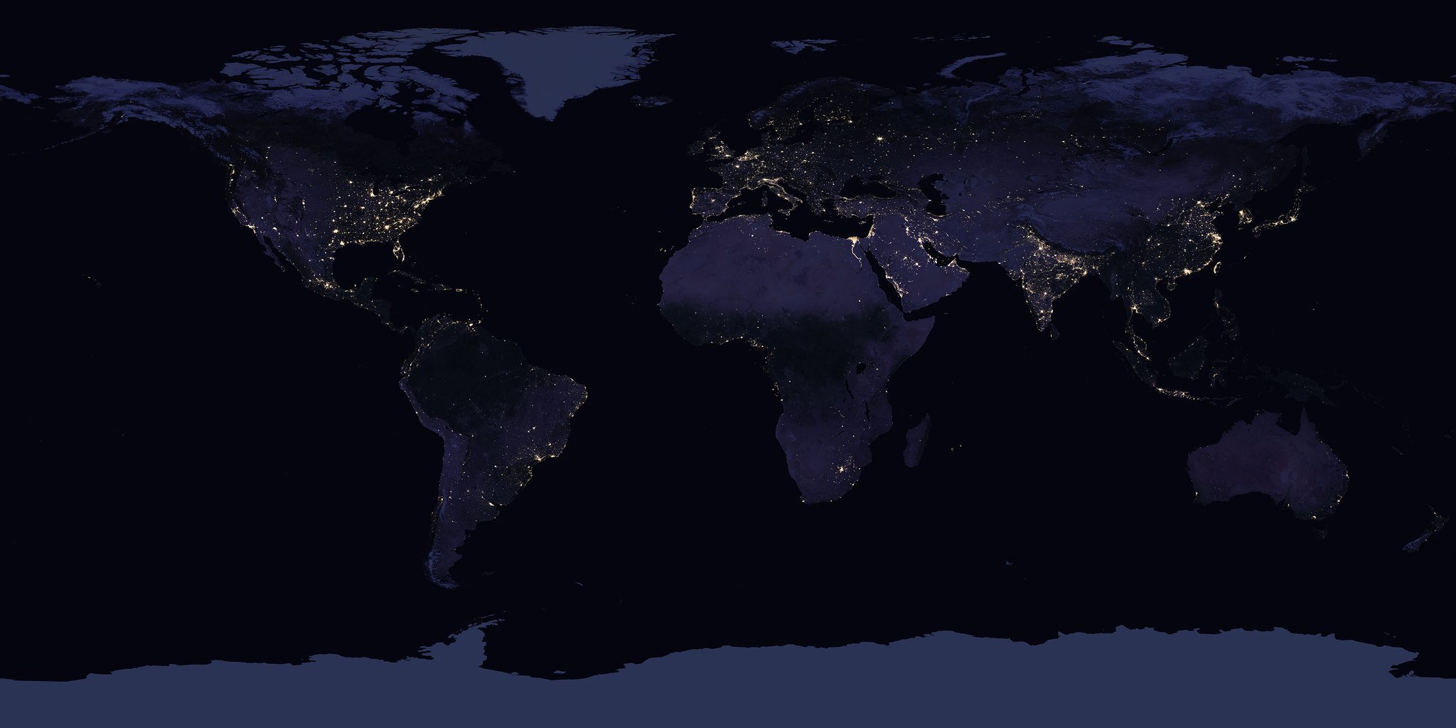 Black Marble night lights, 2016 composite