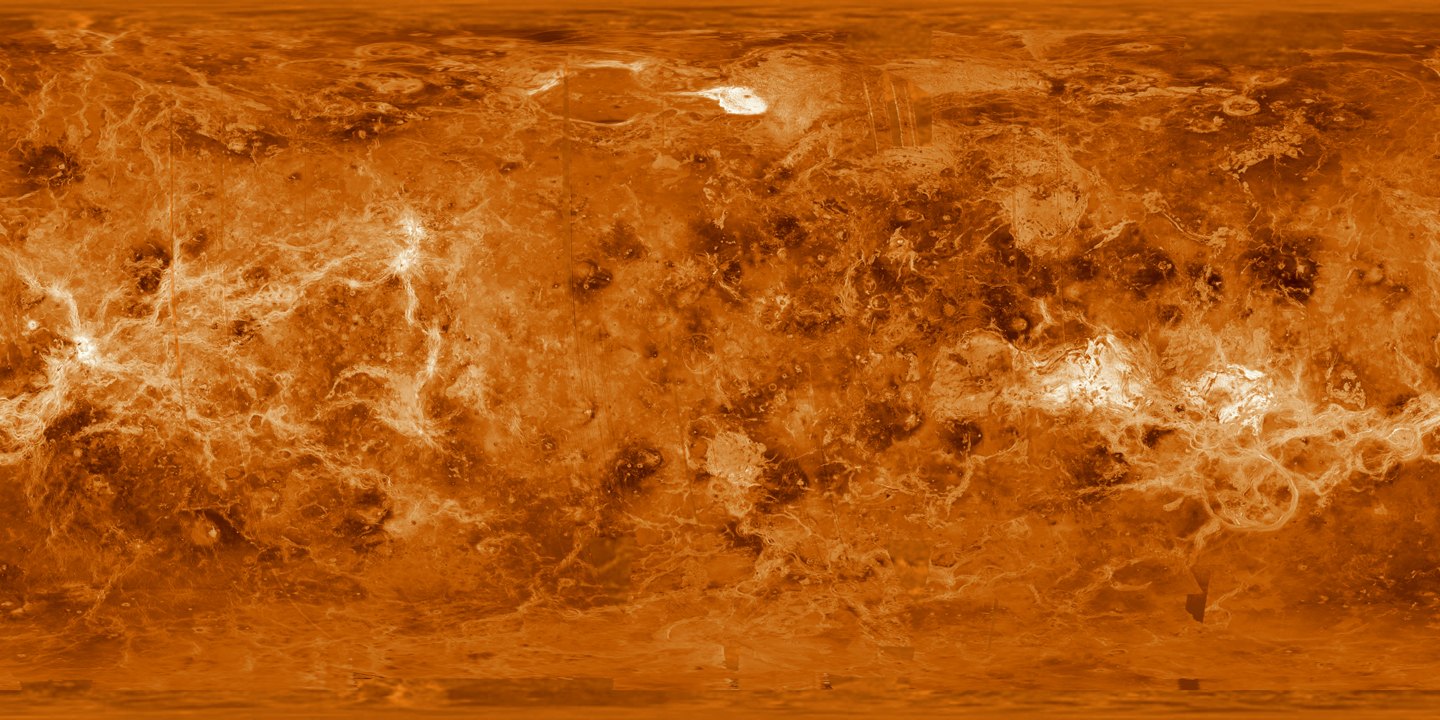 Magellan radar map (NASA 3D Resources)