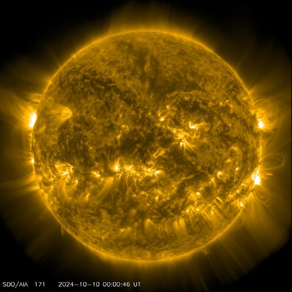 SDO AIA 171 Å, 10 October 2024