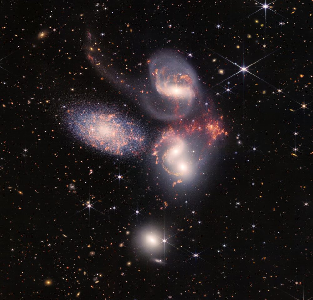 Webb near- and mid-infrared view, 2022