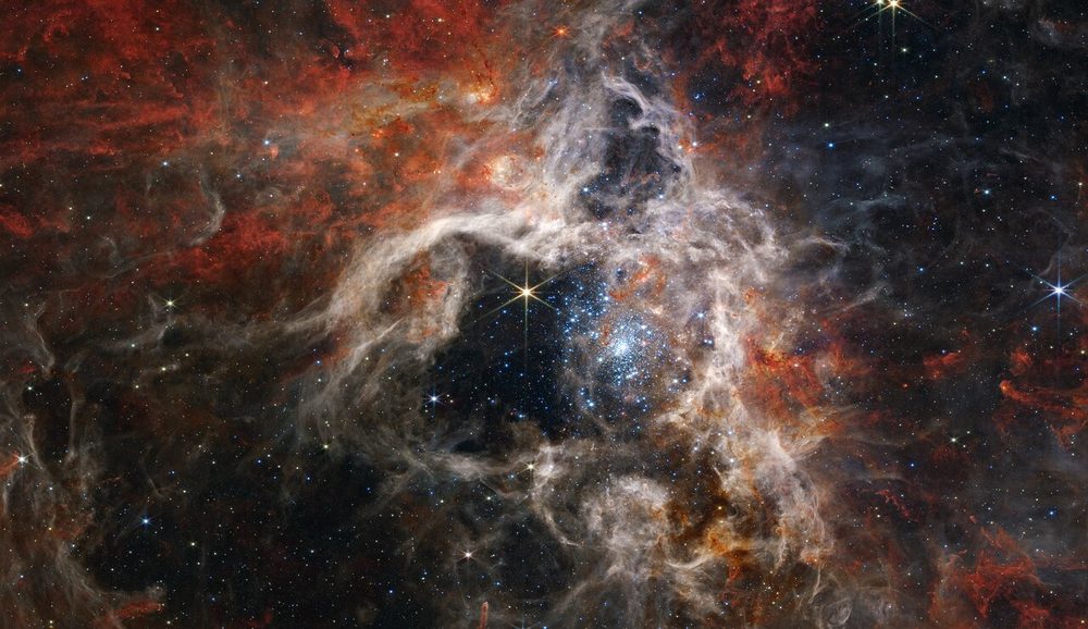 Webb near-infrared view, 2022